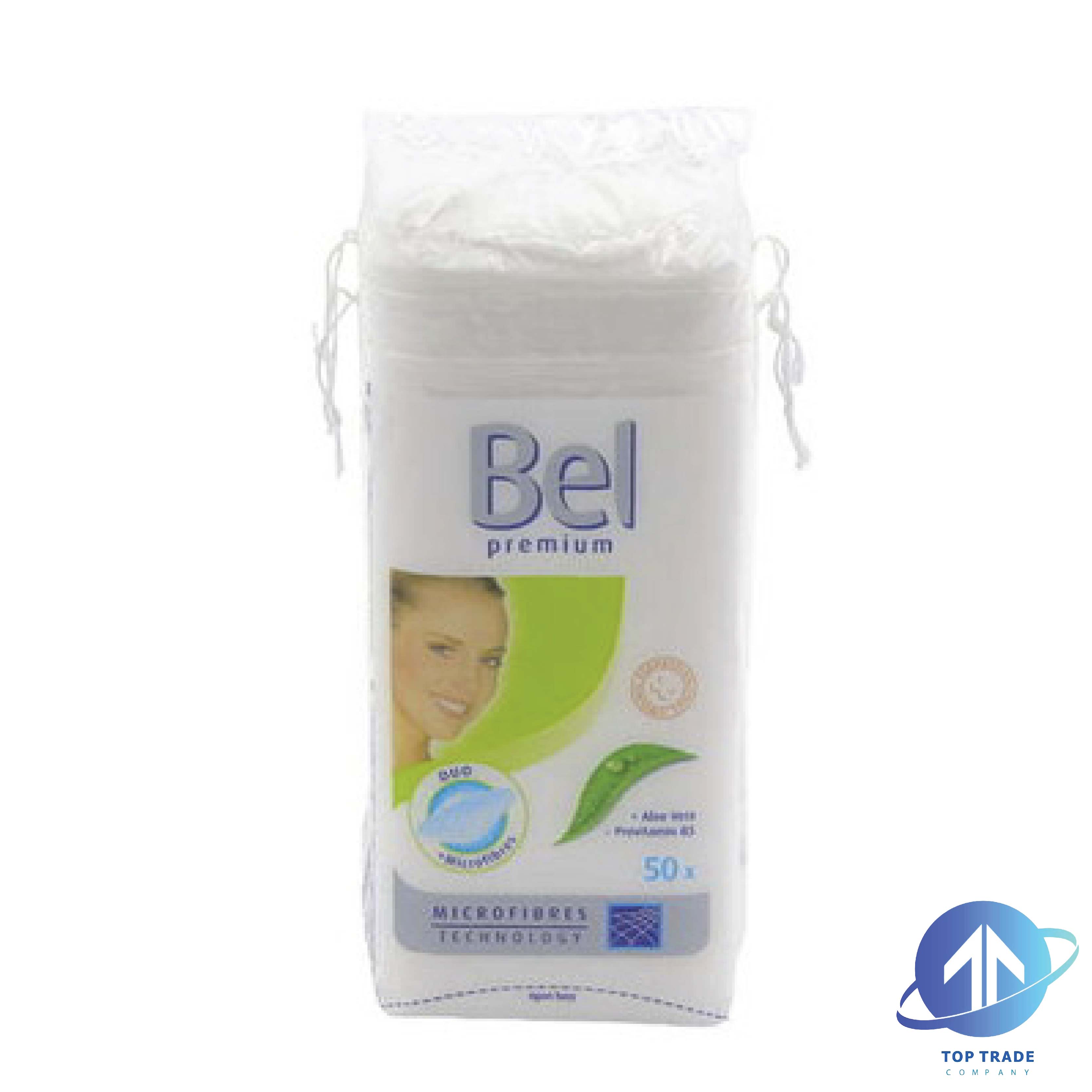 Bel Premium demaquillage pads square Aloe Vera 50pc